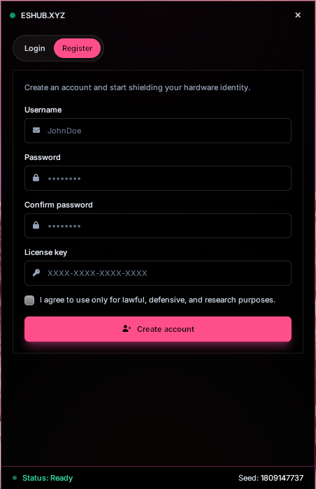 Spoofer: EsHub Temporary 